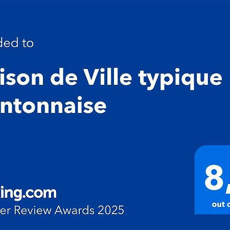 Maison De Ville Typique Mentonnaise Buitenkant foto