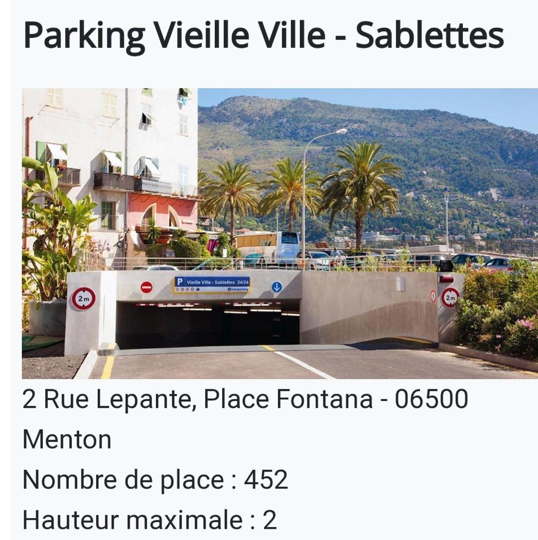 Maison De Ville Typique Mentonnaise Buitenkant foto